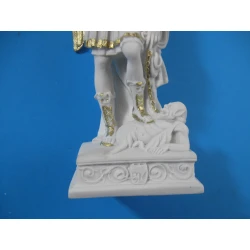 Figura Św. Michała Archanioła z Gargano 20 cm + korona